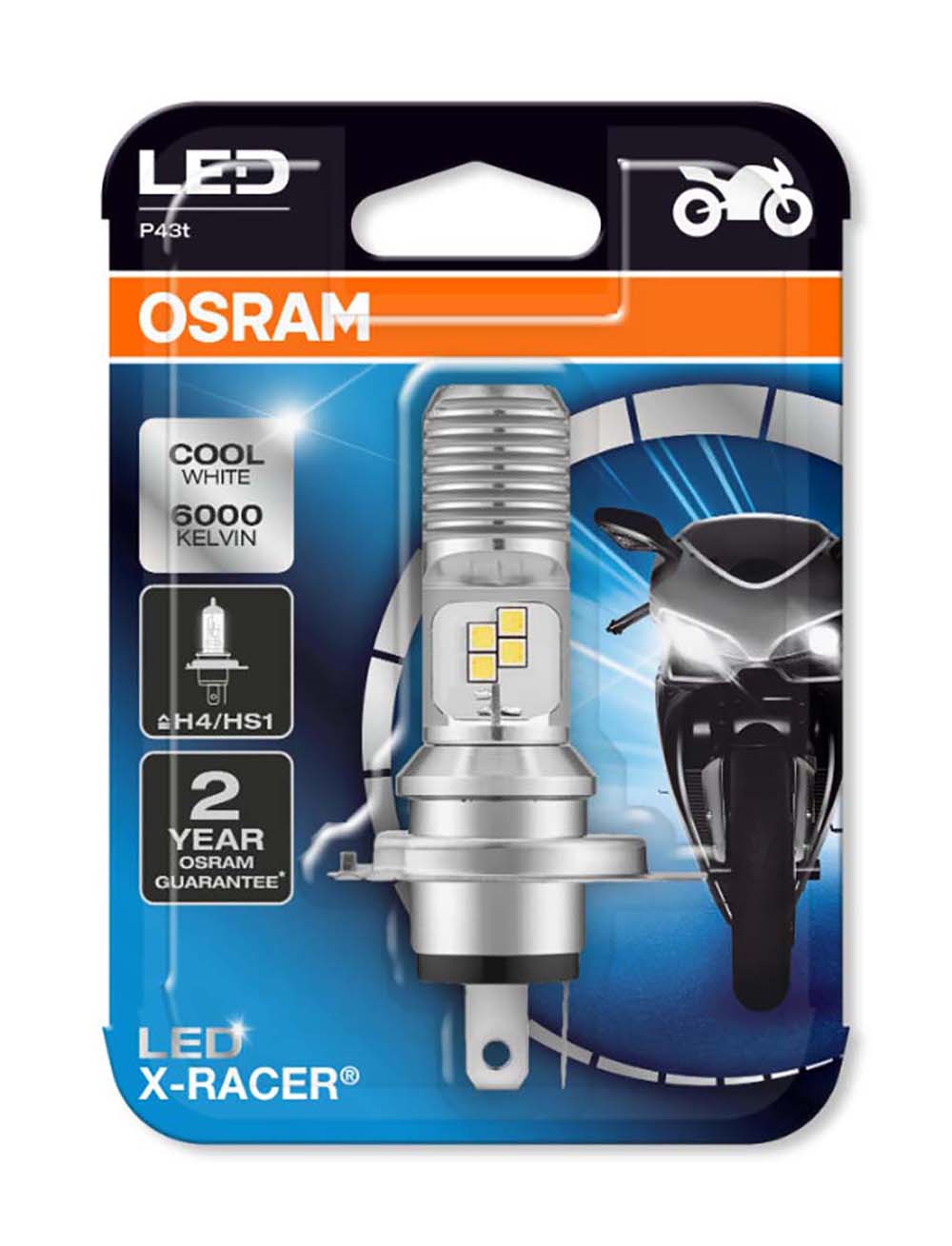 Foco moto led h4 original osram