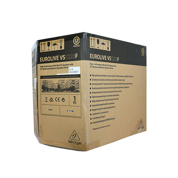 Behringer VS1520 High-Performance 600-Watt PA Speaker With 15" Woofer