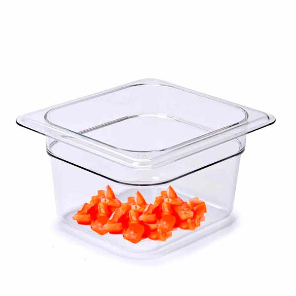 Inserto de 10cms policarbonato Cambro 1.5 Litros 12 piezas