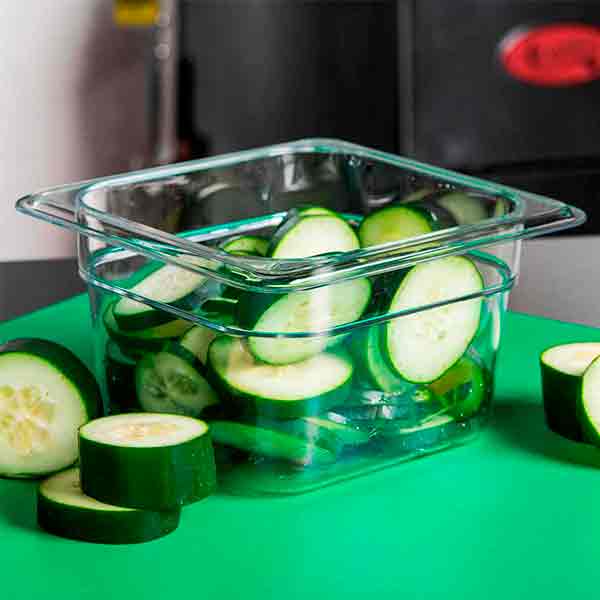 Inserto de 10cms policarbonato Cambro 1.5 Litros 12 piezas