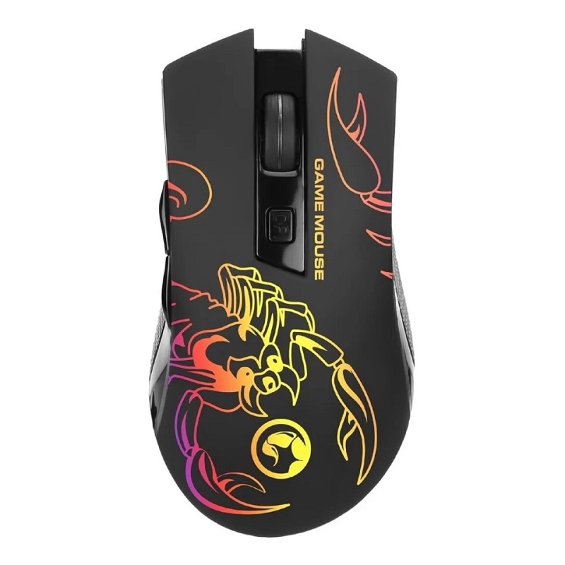 Mouse Gamer Juego Optico 6400 DPI 67 Luces Fondo MARVO M209