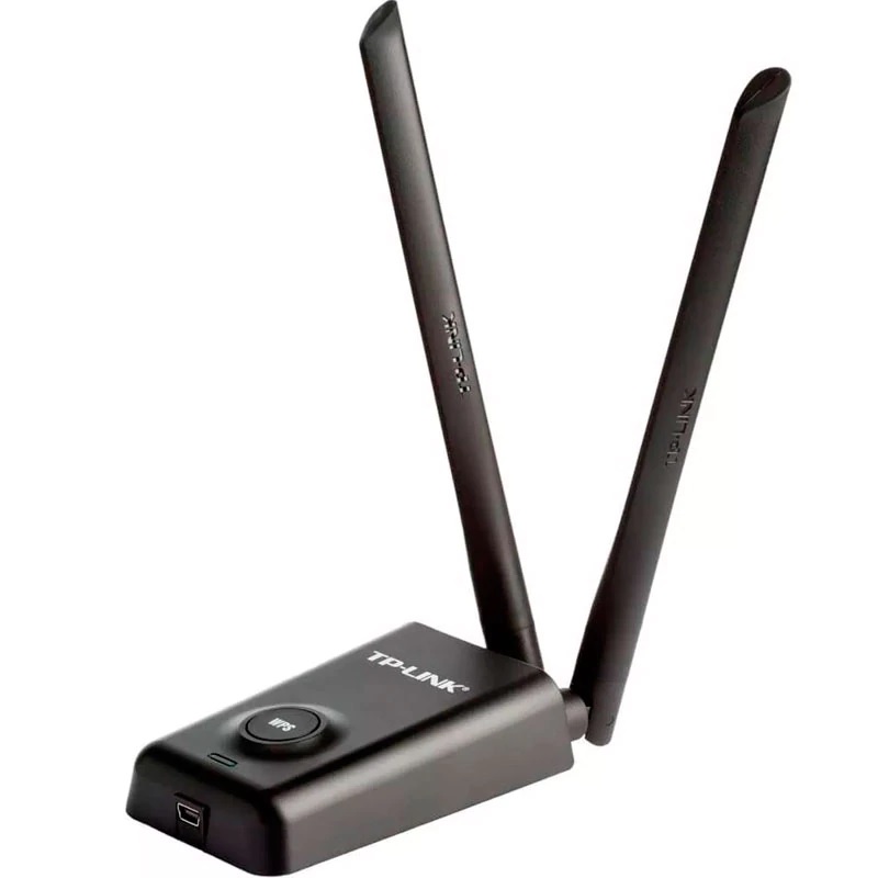 Adaptador USB Inalámbrico 300 Mbit/s Negro Receptor Red Internet WiFi Windows PC Lap TL-WN8200ND Expansor