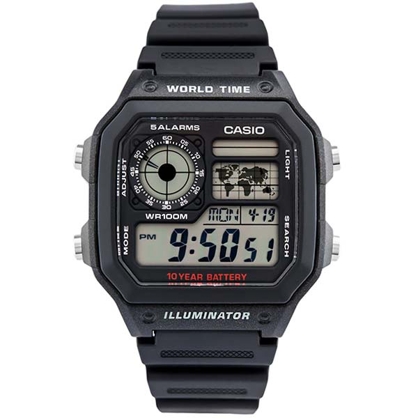 Reloj Casio Deportivo AE-1200WH-1A Caballero.