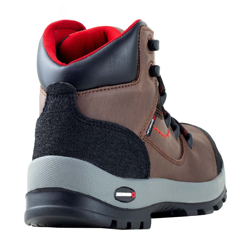 BOTAS DE SEGURIDAD INDUSTRIAL CABALLERO SWISSBRAND 611 CAFÉ