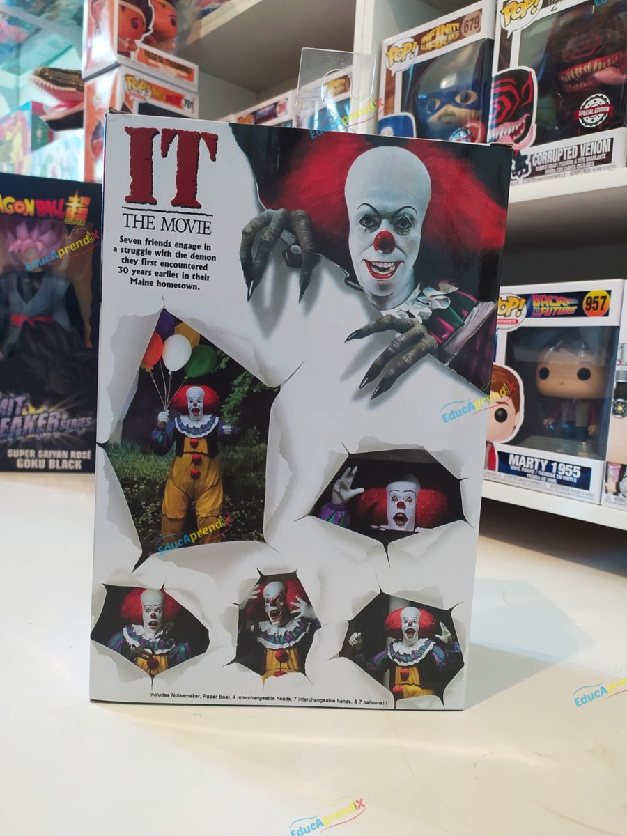 Figura Pennywise It Movie 1990 Coleccionable