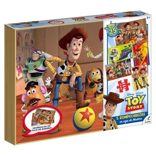Rompecabezas 5 en 1 de Toy Story para Niños Novelty