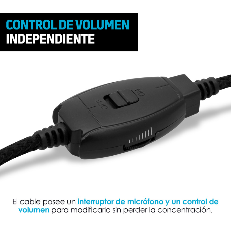 Audífonos Gamer HD de Diadema Luz LED Mod. G4000 Redlemon