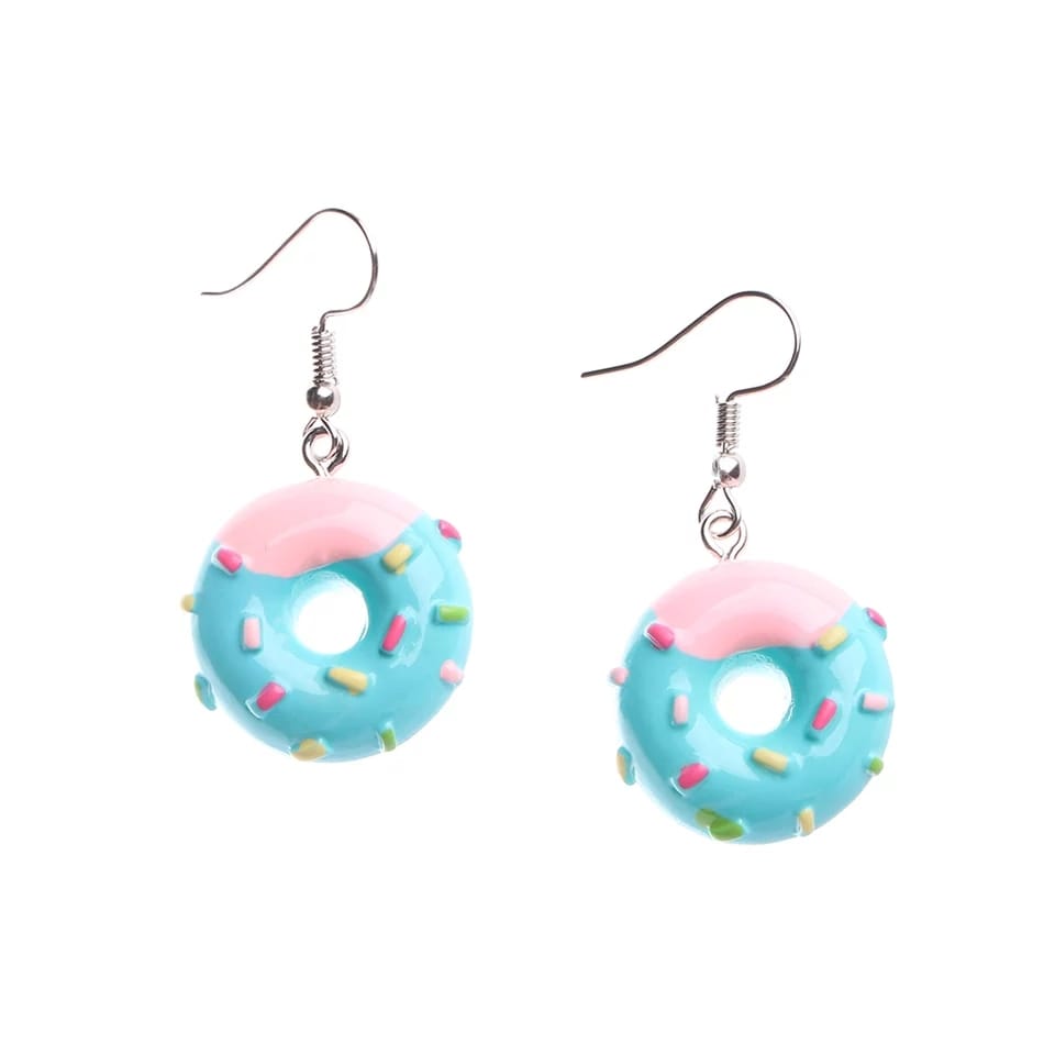 Aretes Pendientes Donas Rosquilla, Los Simpson