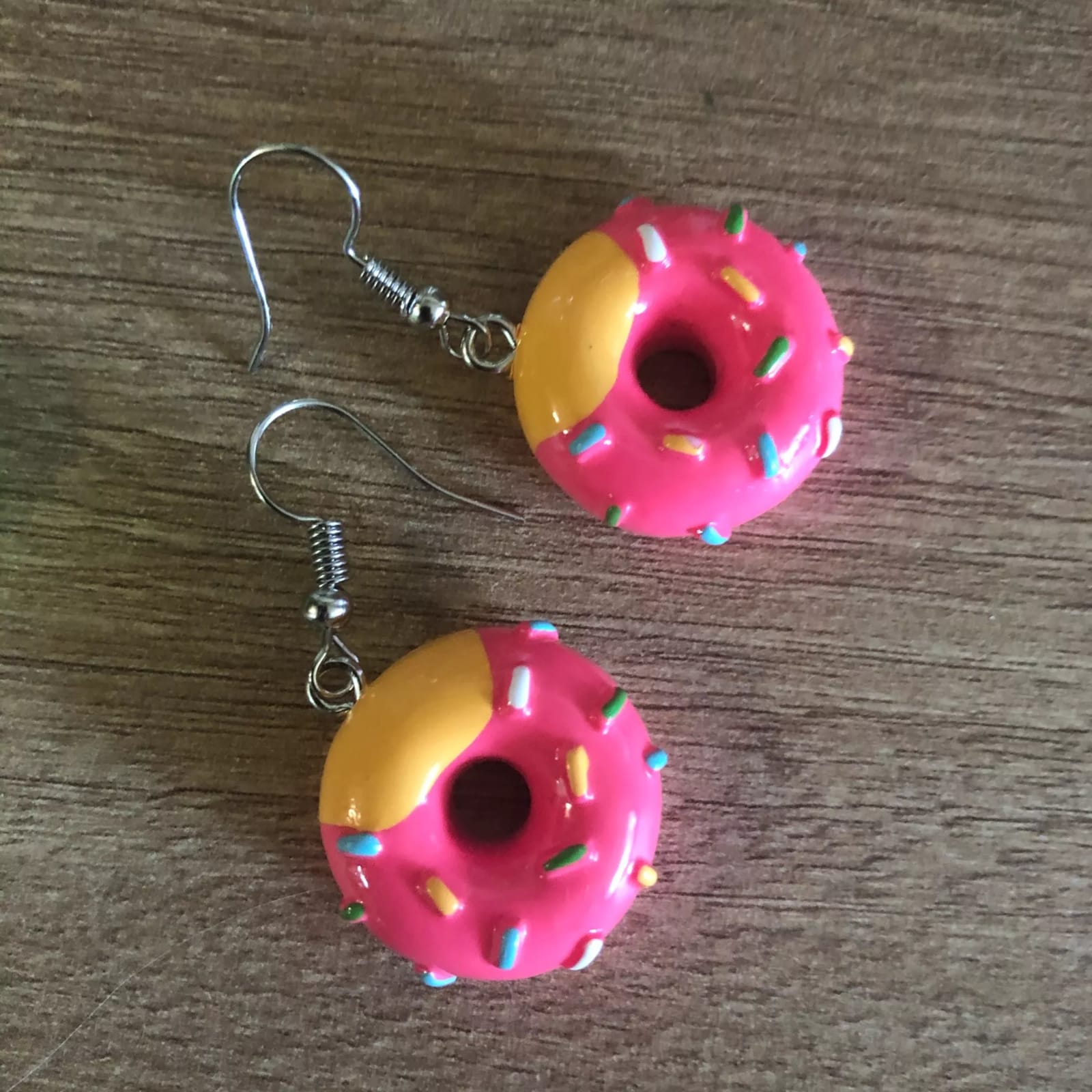 Aretes Pendientes Donas Rosquilla, Los Simpson