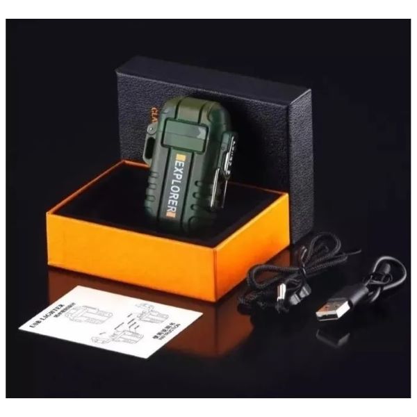 Encendedor Electrónico Plasma Doble Arco Contra Agua