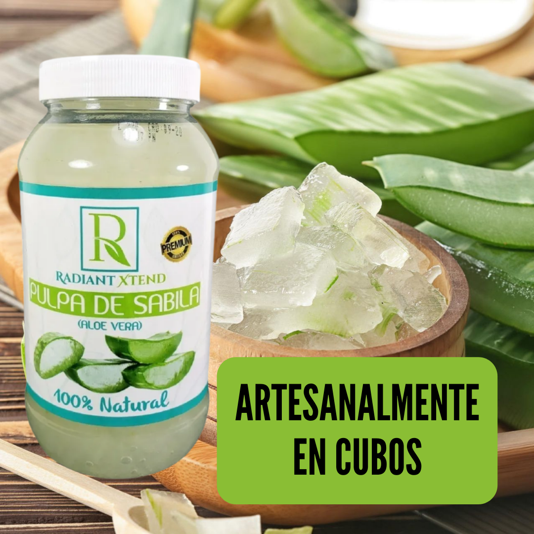 PULPA DE SABILA ORGÁNICA 100% NATURAL (ALOE VERA)