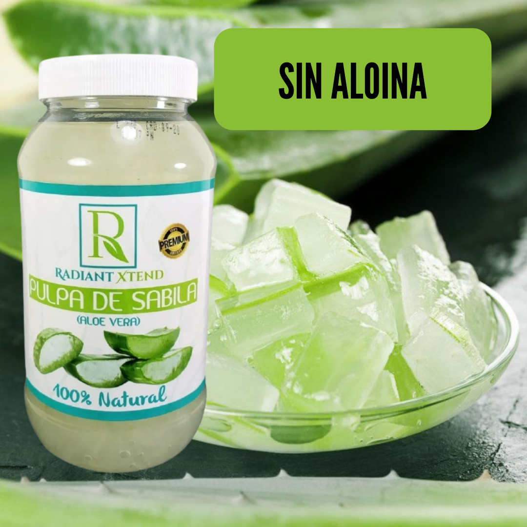 PULPA DE SABILA ORGÁNICA 100% NATURAL (ALOE VERA)