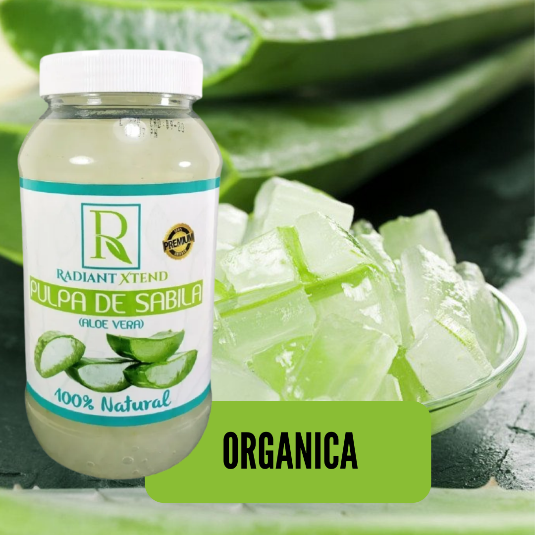 PULPA DE SABILA ORGÁNICA 100% NATURAL (ALOE VERA)