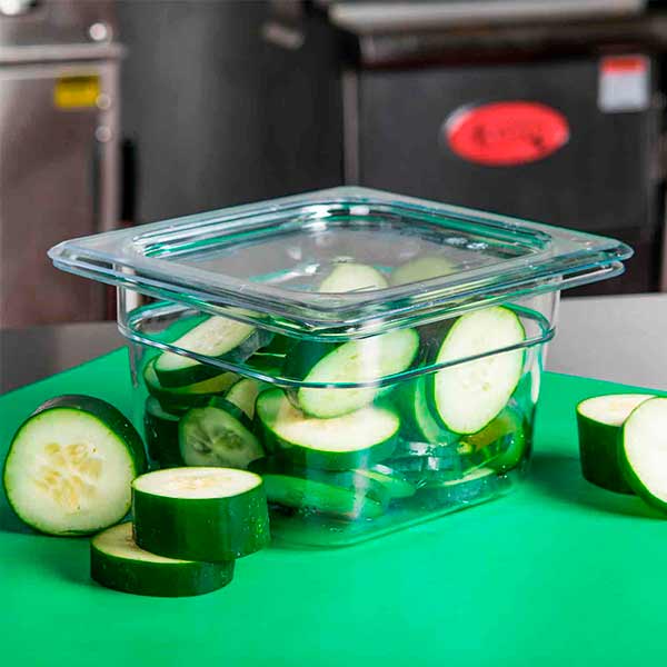 Inserto y tapa de 10cms policarbonato Cambro 64CW135  - 1 PIEZA