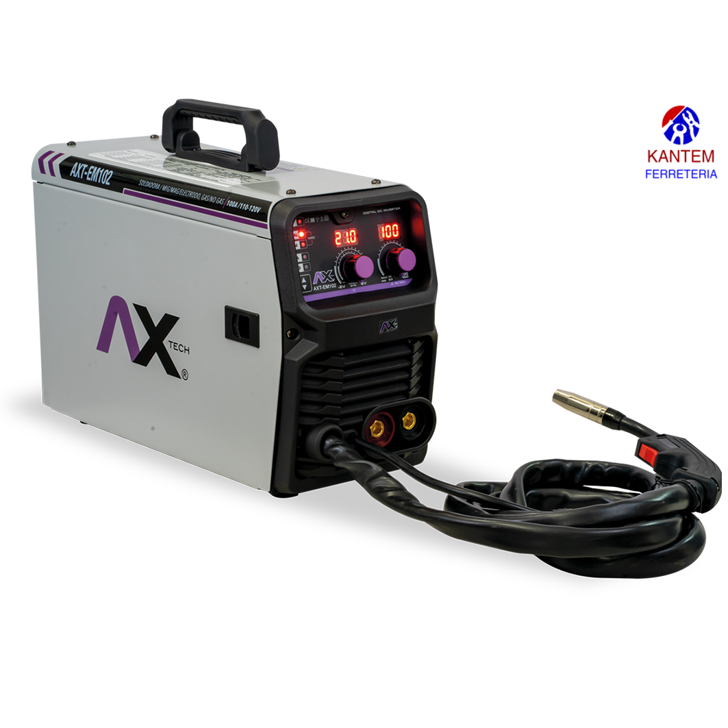 SOLDADORA INVERSOR MICROALAMBRE MIG/MAG 1kg ELECTRODO 100A, 110V