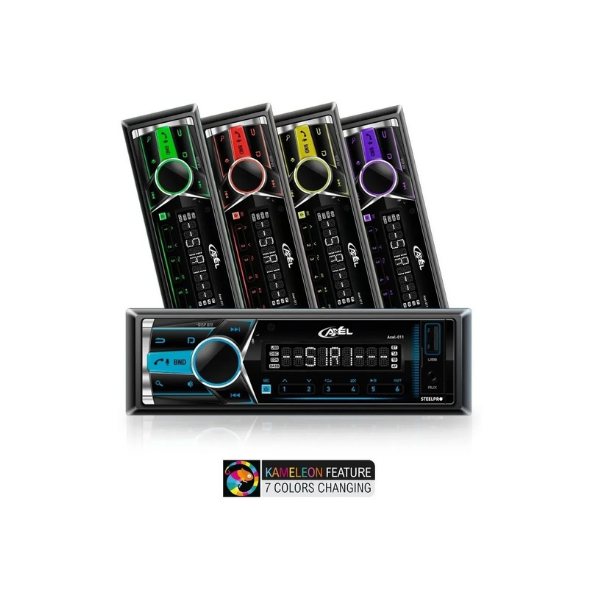 Autoestereo Bluetooth Steelpro Axel-11 Caratula Desmontable