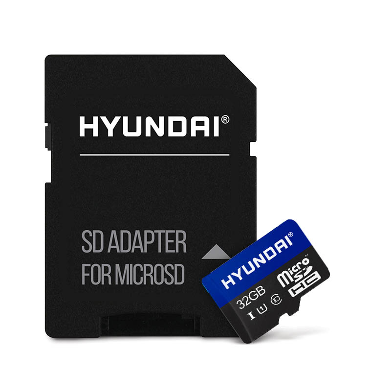 Memoria Micro SD Hyundai 32GB CLASS 10/UHS-I CON ADAPTADOR PAQUETE DE 10 MICRO SD