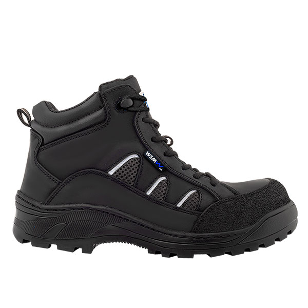 Zapato de Seguridad WSM, Ergonómico y cómodo. Con casquillo de Policarbonato. Bota Industrial y multifuncional. Terra-H