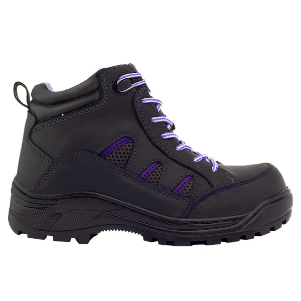 Zapato de Seguridad WSM para Dama, Ergonómico y cómodo. Con casquillo de Policarbonato. Bota Industrial. Terra-L