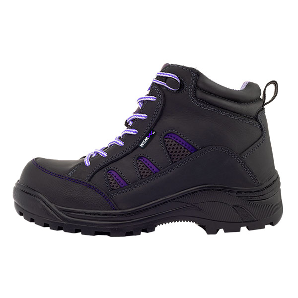 Zapato de Seguridad WSM para Dama, Ergonómico y cómodo. Con casquillo de Policarbonato. Bota Industrial. Terra-L