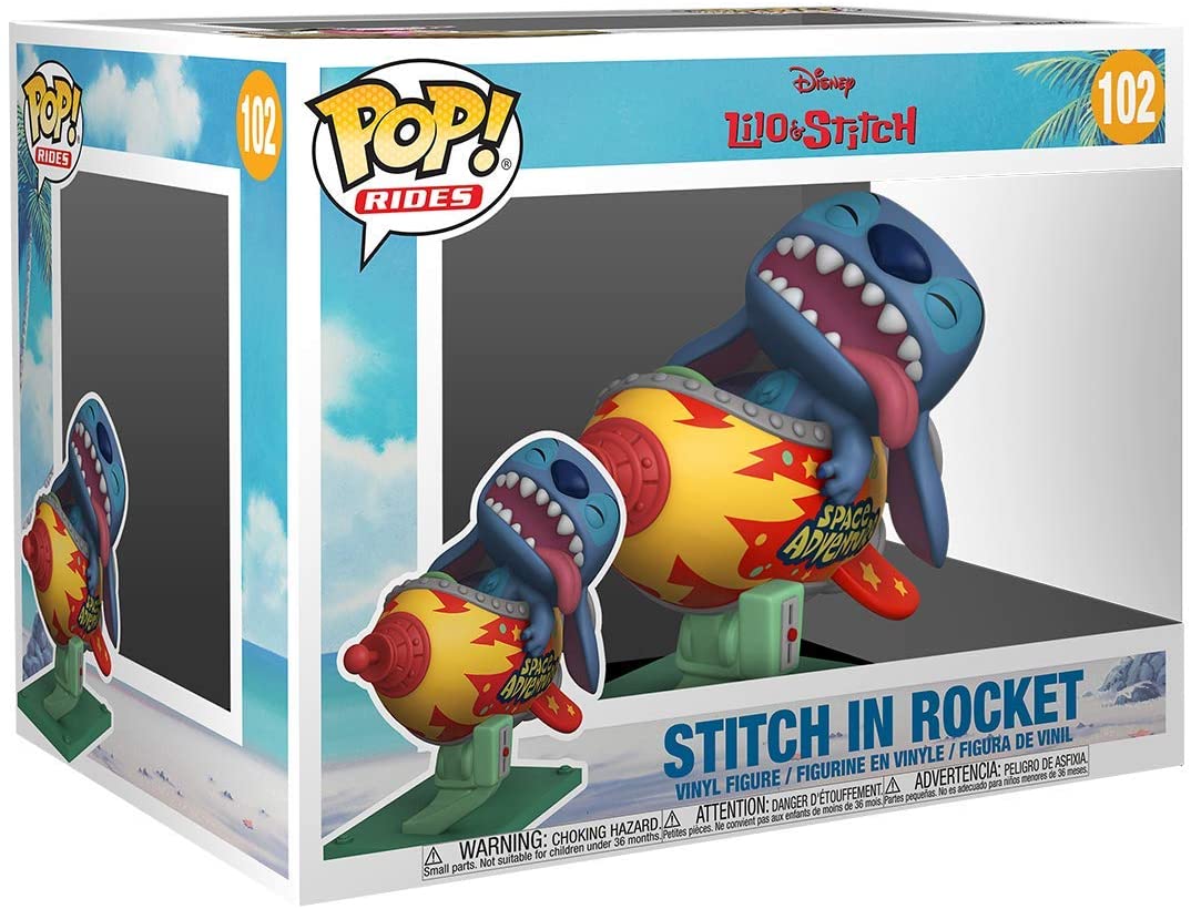 Funko Pop Rides: Lilo y Stitch - Stitch en Cohete