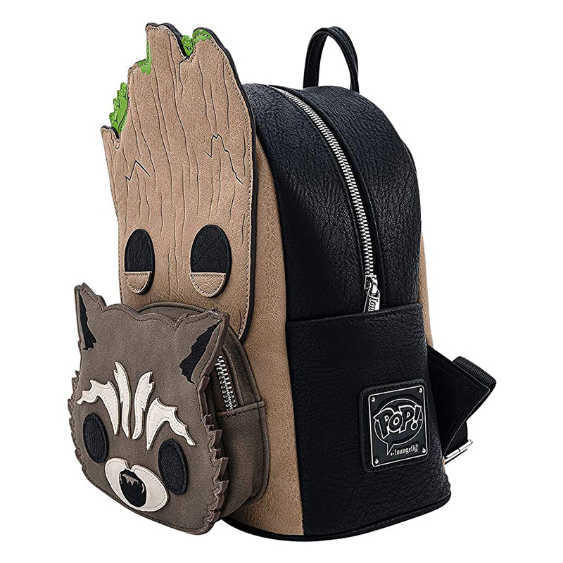 Loungefly X Marvel: Guardianes de la Galaxia - Groot y Rocket Mini Mochila