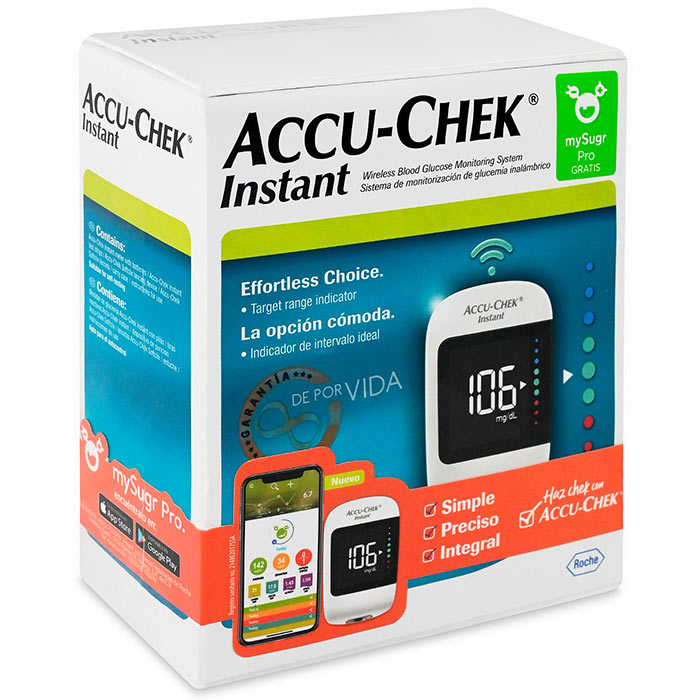 Glucómetro Accu Chek Sistema Instant Kit - Médica Depot
