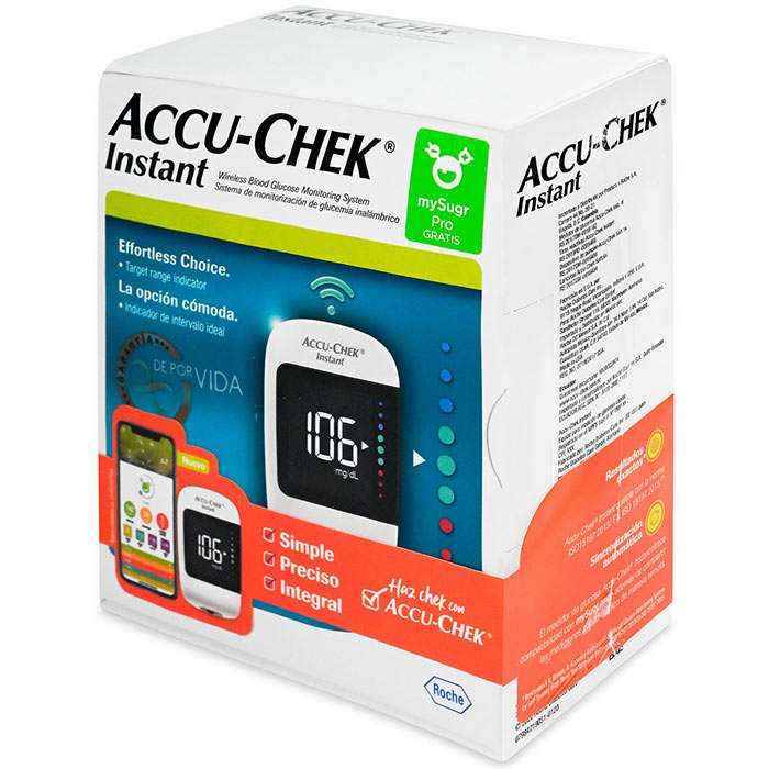 Glucómetro Accu Chek Sistema Instant Kit - Médica Depot