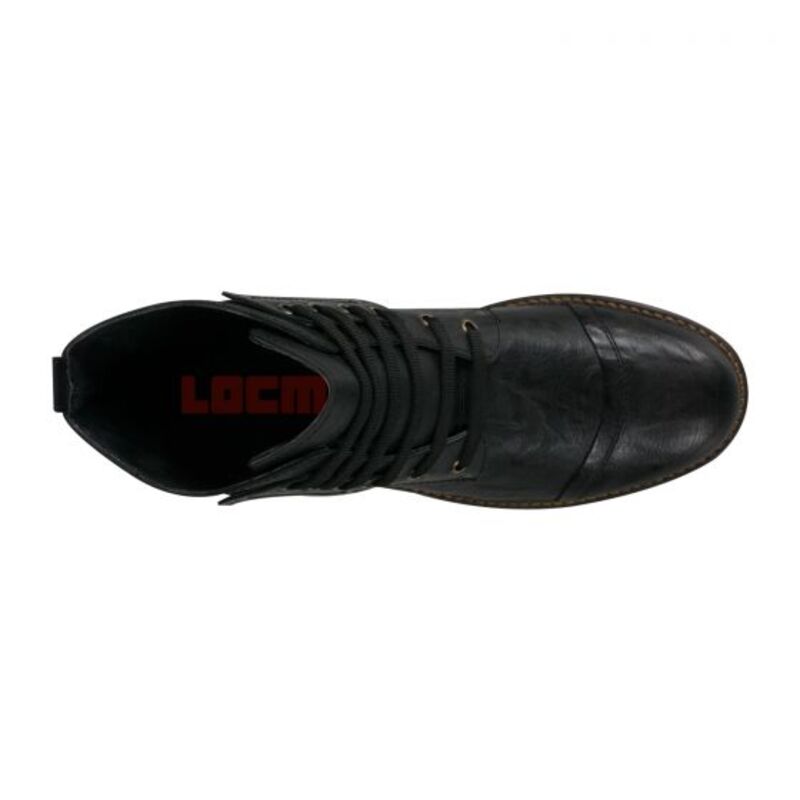 Bota Casual Heavy Para Hombre Locman Color Negro 249