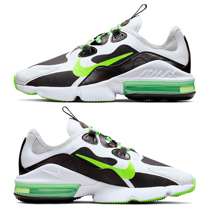 TENIS NIKE AIR MAX INFINITY 2 NEGRO VERDE CU9452-001 HOMBRE