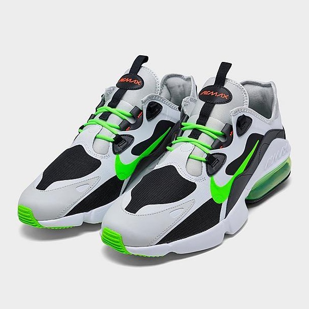 TENIS NIKE AIR MAX INFINITY 2 NEGRO VERDE CU9452-001 HOMBRE