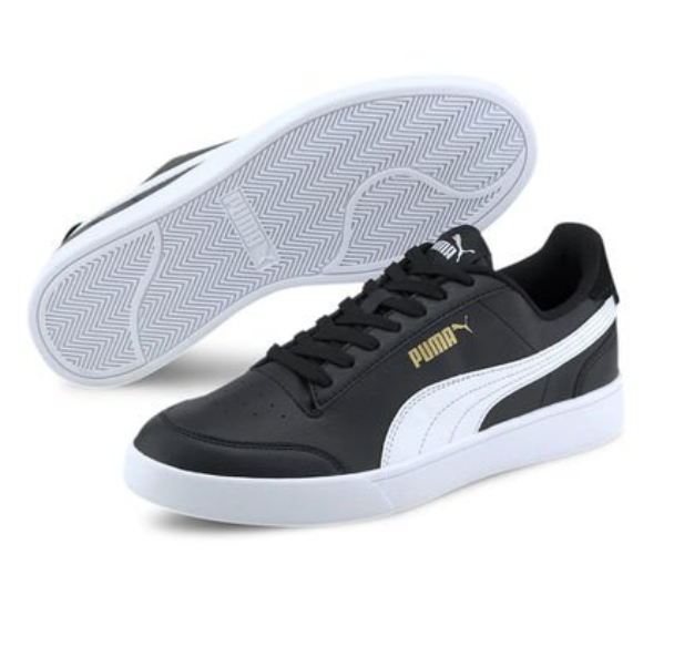 TENIS ORIGINAL PUMA SHUFFLE NEGRO BLANCO HOMBRE 309668-04