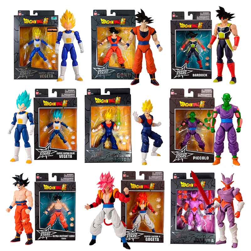 Bandai Dragon Ball Super Stars - Action Figure Goku Instinct Sign - 16,5 Cm Con Accessori E Mani Intercambiabili