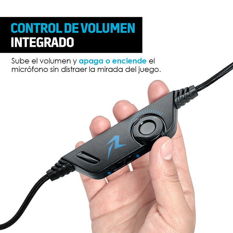 Audífonos Gamer Pro con Luz LED Sonido HD 360 G3000 Redlemon