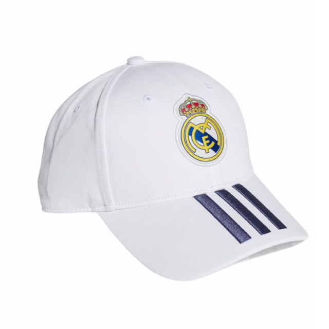 GORRA ADIDAS REAL MADRID UNISEX FÚTBOL BLANCA