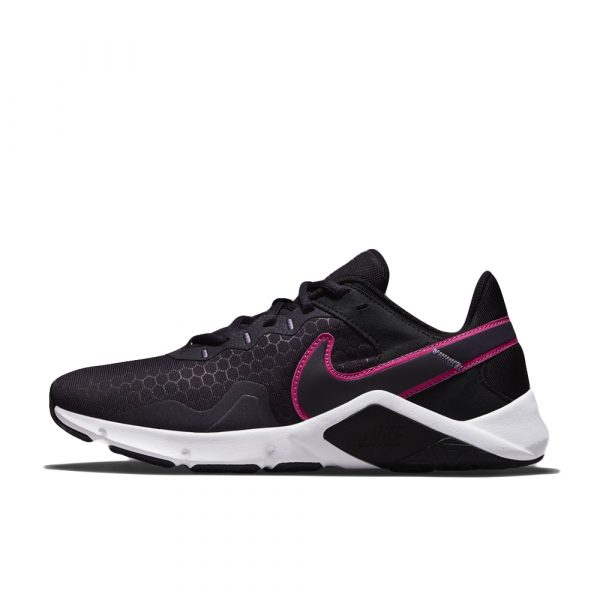 TENIS NIKE LEGEND ESSENTIAL 2 NEGRO LILA MUJER CORRER CQ9545-014