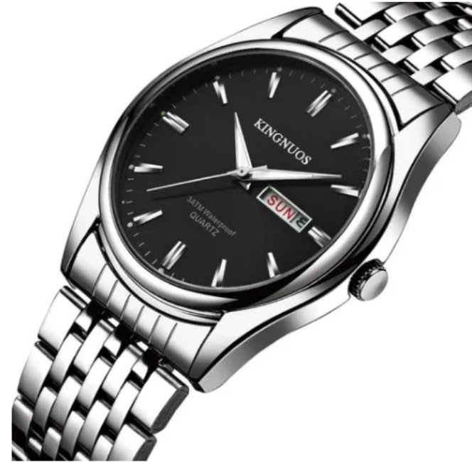 Reloj Para Hombre Elegante Estilo Ejecutivo 3atm Calendario