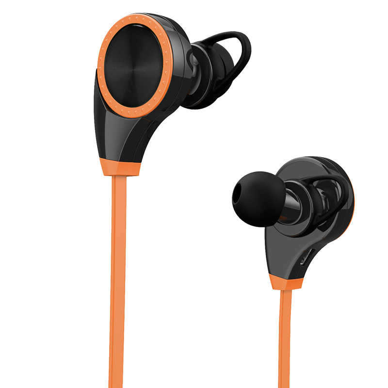 Audífonos, Deportivos Diseño Juvenil, Manos Libres, RQ8 Naranja