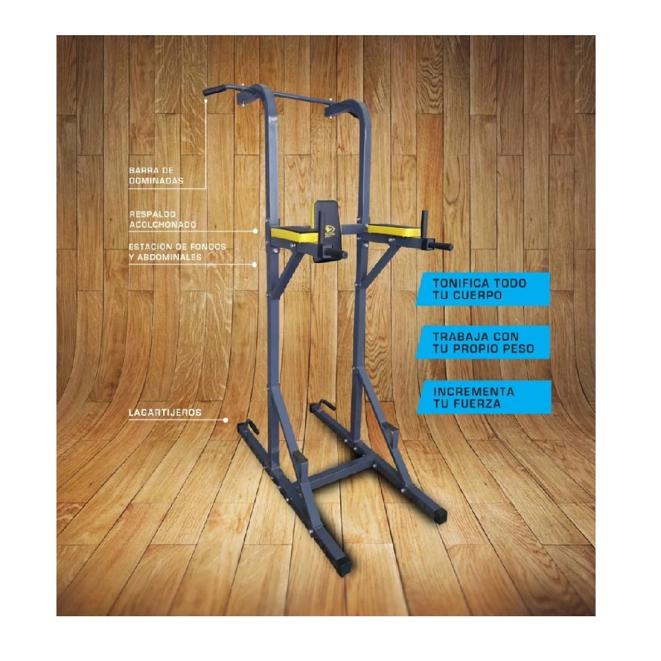 Estacion Para Abdominales Pull Ups Fondos
