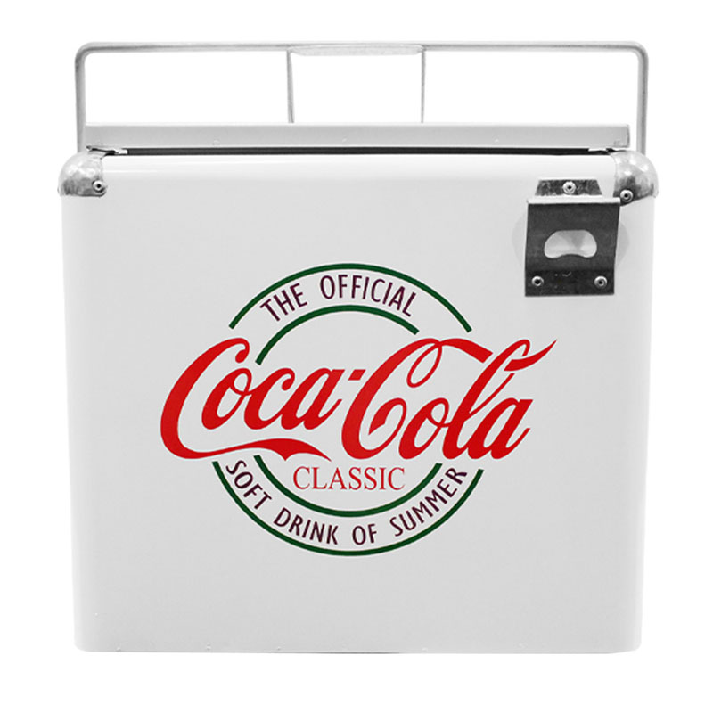 Hielera Metálica Coca Cola Classic para 20 latas HCCOKE2002B