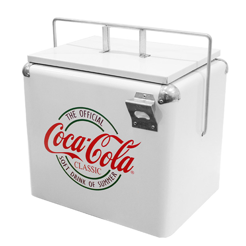 Hielera Metálica Coca Cola Classic para 20 latas HCCOKE2002B