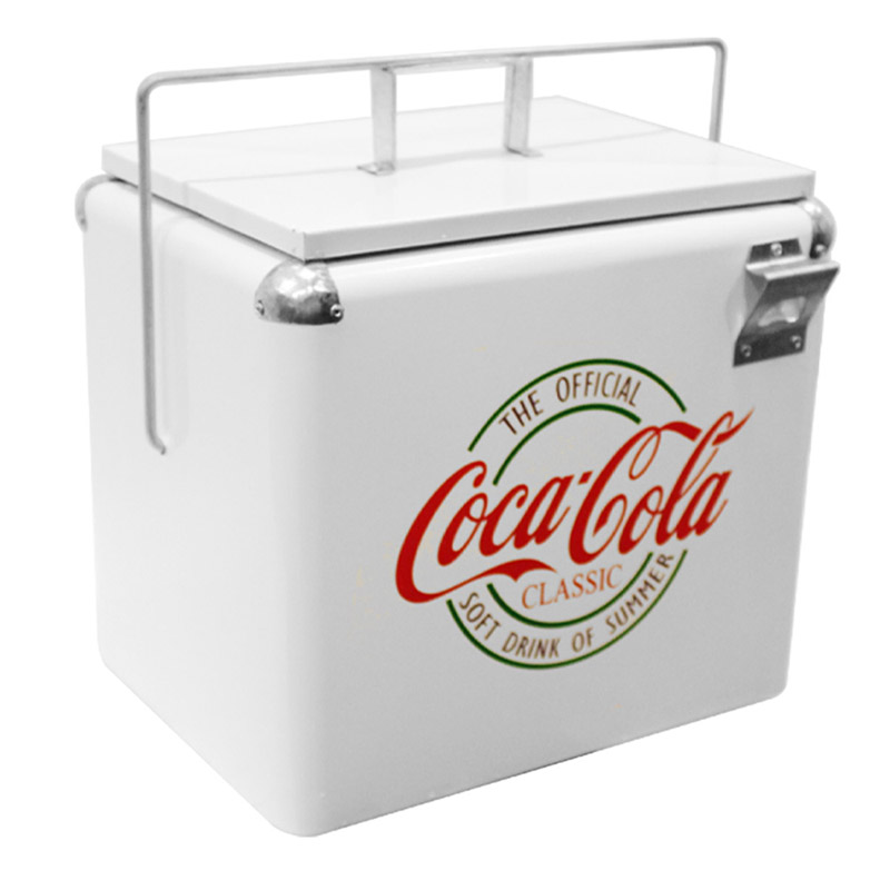 Hielera Metálica Coca Cola Classic para 20 latas HCCOKE2002B