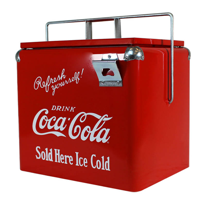 Hielera Metálica Coca Cola Drink para 20 latas HCCOKE2002R