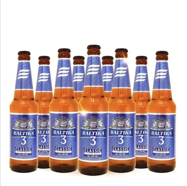 12 Pack Cerveza Baltika #3 470ml C/u