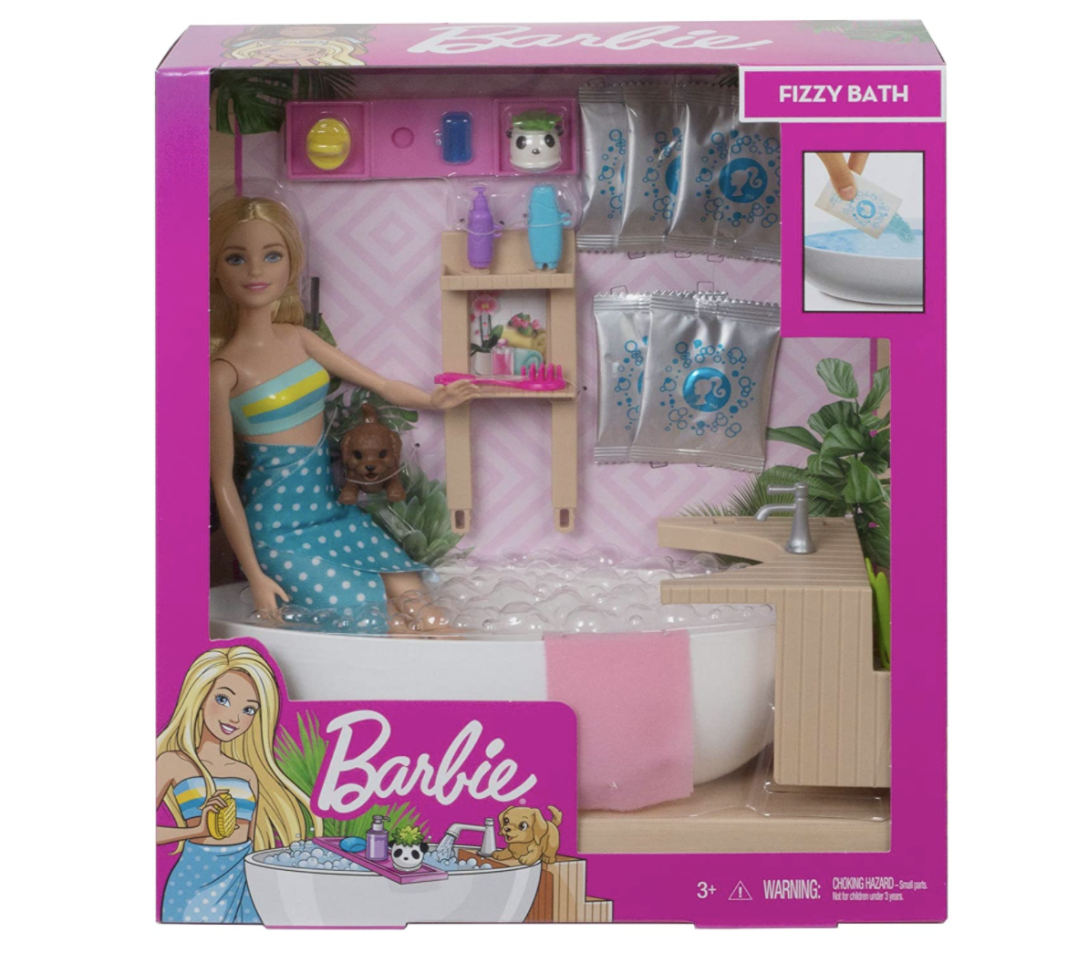 Barbie Baño De Espuma Fizzy Bath
