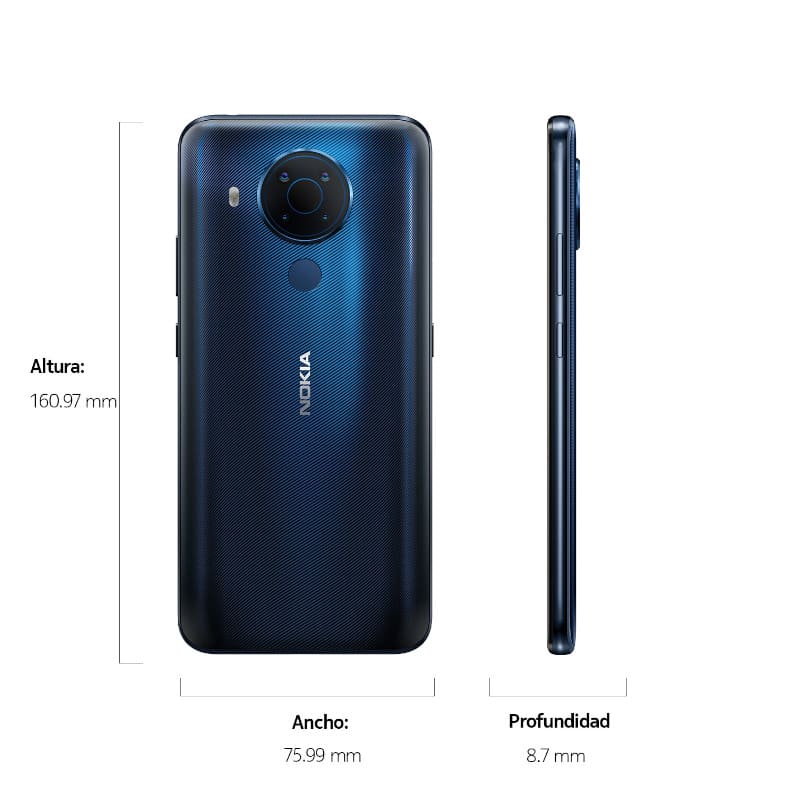 Nokia 5.4 Single SIM, 128 Gb, 4 Gb RAM, Azul