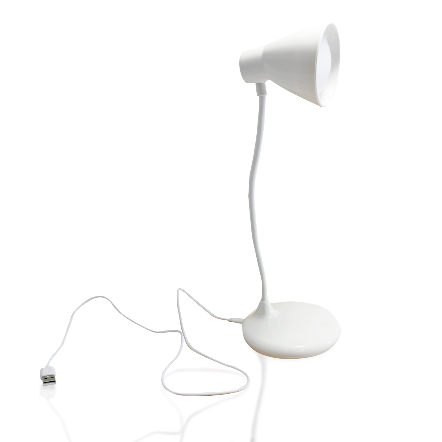 Lámpara De Escritorio Led Ajustable Cuello Flexible 360