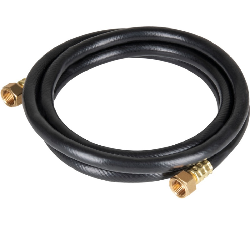 MANGUERA FLEXIBLE NEGRA  PVC GAS 3/8 PULG X 5 M ALTA PRESION FOSET 