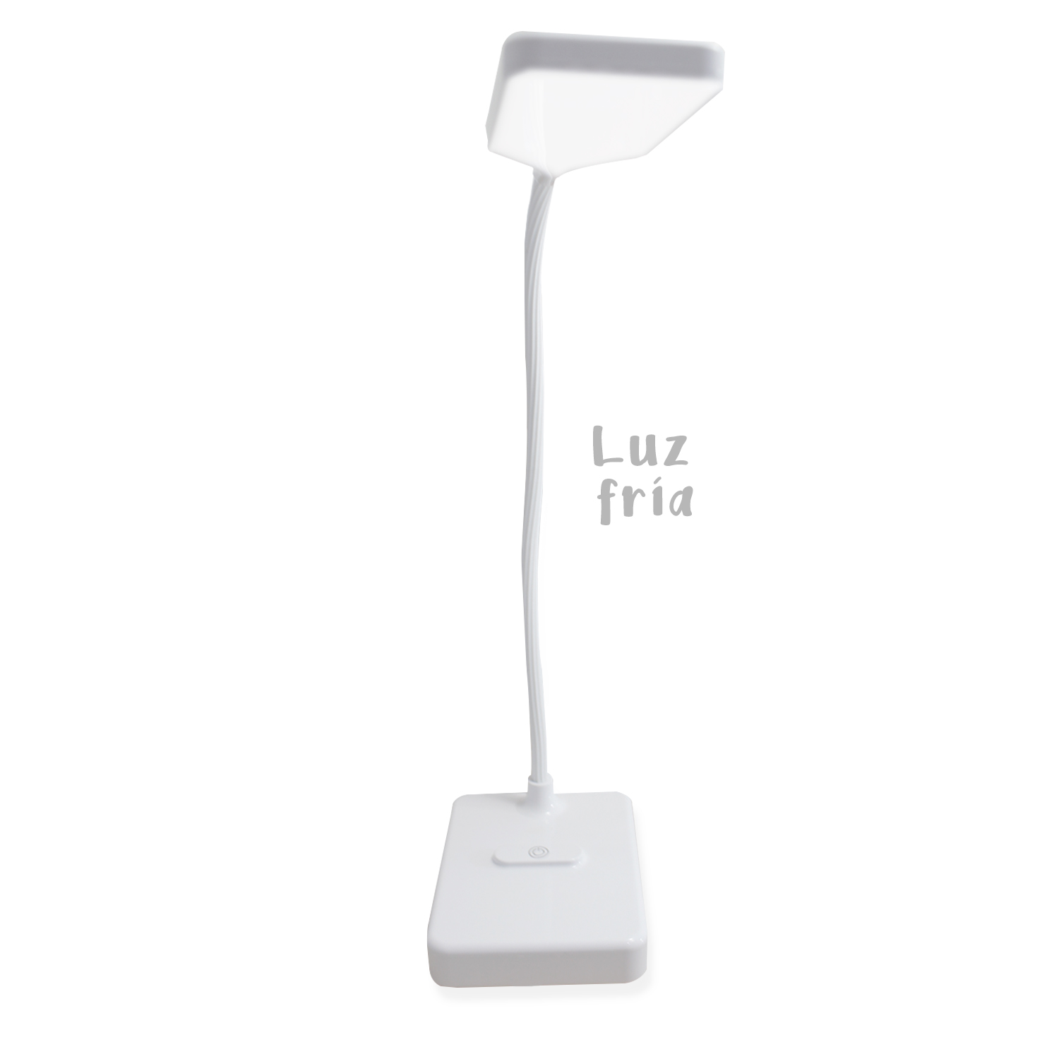 Lámpara de mesa exterior inalámbrica recargable USB negra regulable 1.5W