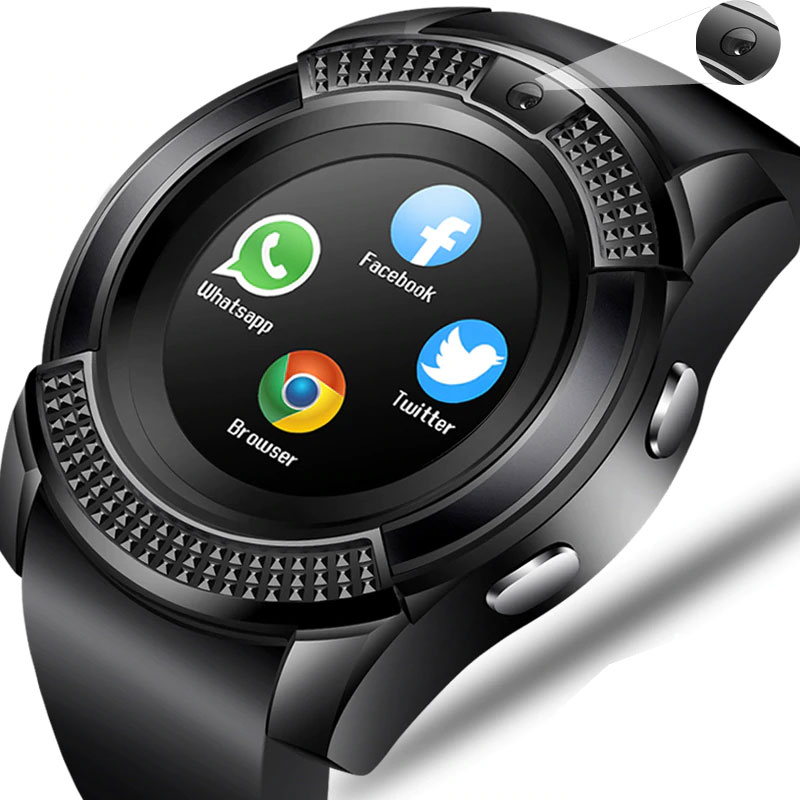 Fralugio Smartwatch Reloj Inteligente con Grabadora de Voz Mod Y1 Y Notificaciones